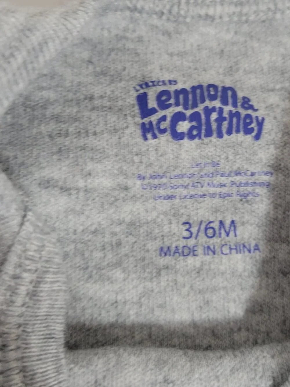 The Beatles Baby Bodysuit Lot Yellow Submarine, Let It Be, I Am The Walrus 3-6m